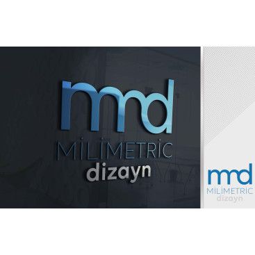 MİLİMETRİC DİZAYN LOGO, KART VE KURUMSAL yarışmasına tasarımcı usalih tarafından sunulan  tasarım 