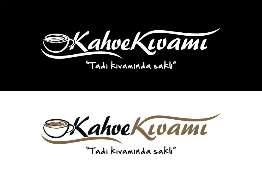 Ulusal cafe zinciri için logo tasarımı yarışmasına tasarımcı RΛPİDO tarafından sunulan  tasarım 