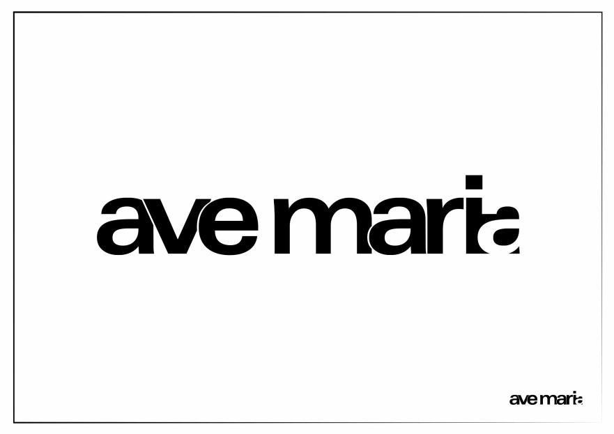 Ave Maria Markası Logo Tasarımı yarışmasına tasarımcı Night Owl tarafından sunulan  tasarım 
