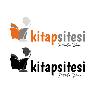 kitapsitesi YENİ LOGO VE SLOGAN ARIYOR yarışmasına tasarımcı minne tarafından sunulan  tasarım 
