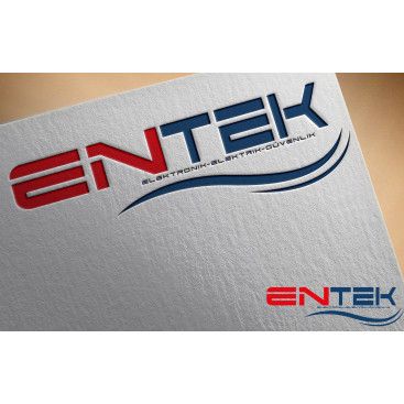elektironik firma logosu yarışmasına tasarımcı enesguldali tarafından sunulan  tasarım 