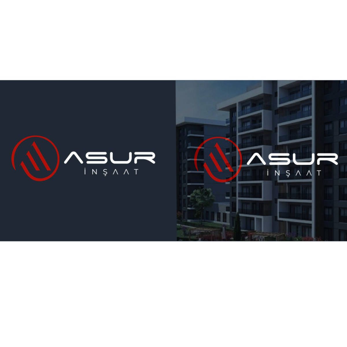 Tasarlayan kuzfe35-ASUR İNŞAAT İÇİN LOGO TASARIM