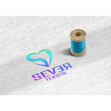 Tekstil firma logosu yarışmasına tasarımcı hbgrafik tarafından sunulan  tasarım 