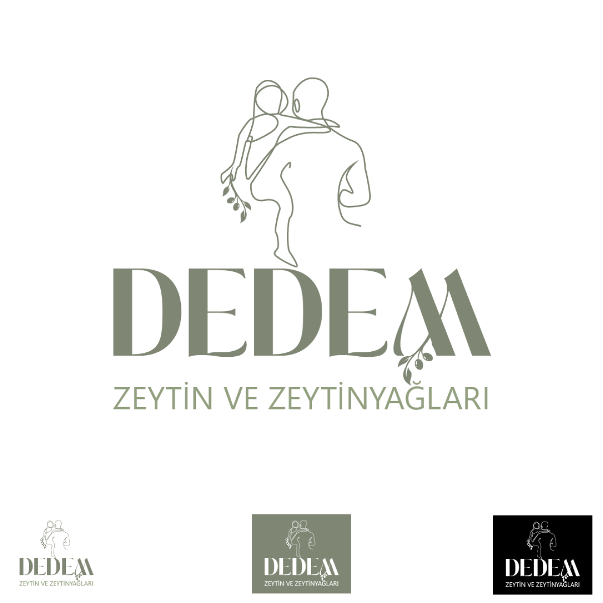 Tasarlayan yaseminglr-dedem zeytin ve zeytinyağlari için logo