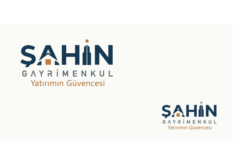 Şahin Gayrimenkul Logo + Kurumsal Kimlik yarışmasına tasarımcı izdüsümü tarafından sunulan  tasarım 