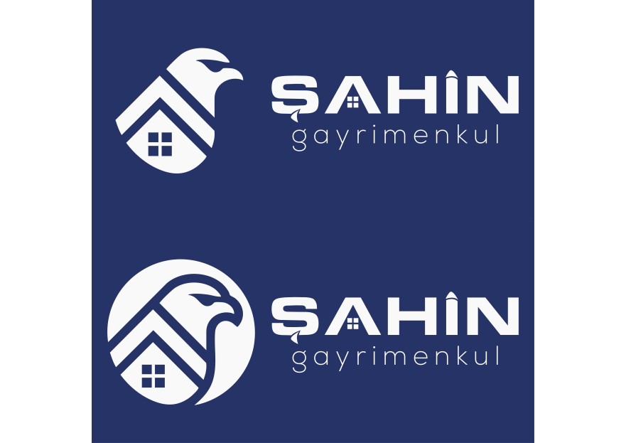 Şahin Gayrimenkul Logo + Kurumsal Kimlik yarışmasına tasarımcı Burk3V tarafından sunulan  tasarım 