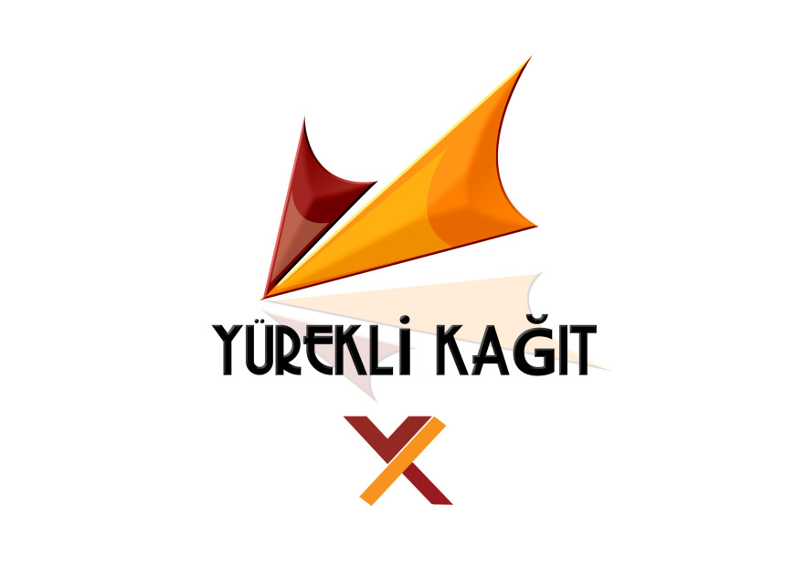 Yürekli Kağıt Yeni Logosunu Arıyor. yarışmasına tasarımcı Hancı tarafından sunulan  tasarım 