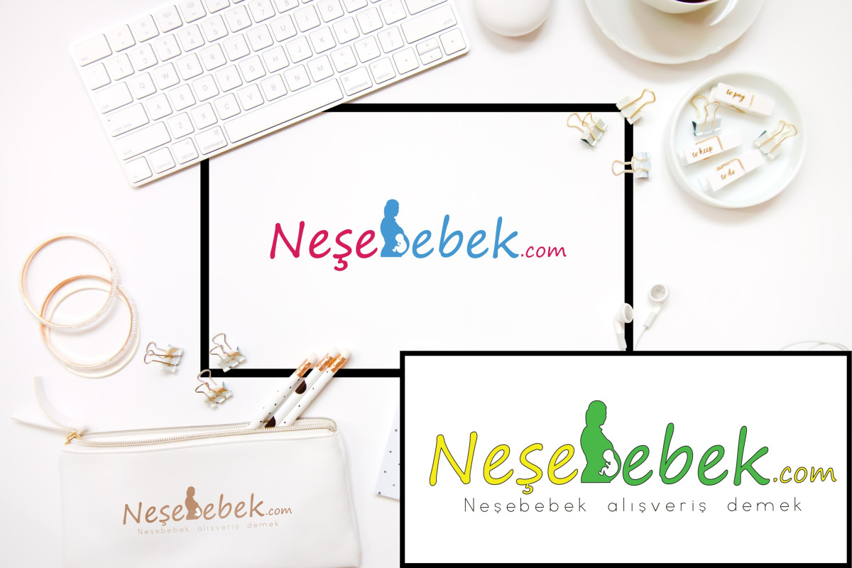 Tasarlayan Cerenium-NeşeBebek.com Logo Tasarımı 355x100 px