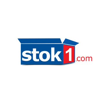 STOK1.COM  E-TİCARET SİTESİ  LOGO  yarışmasına tasarımcı grfkismail tarafından sunulan  tasarım 