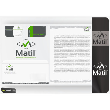 MATİL A.Ş Logo ve Kurumsal Kimlik  yarışmasına tasarımcı belirgin tarafından sunulan  tasarım 