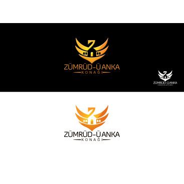 Zümrüd-ü Anka Konağı Logo Çalışması yarışmasına tasarımcı grafikodam tarafından sunulan  tasarım 