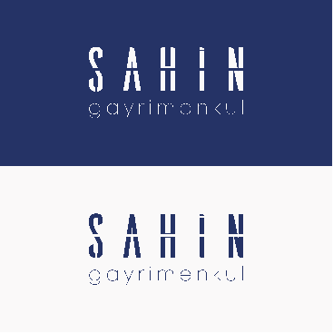 Şahin Gayrimenkul Logo + Kurumsal Kimlik yarışmasına tasarımcı Burk3V tarafından sunulan  tasarım 