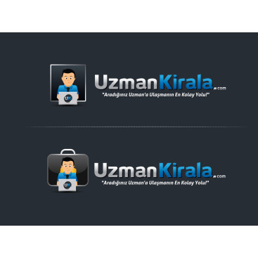 UzmanKirala.com Logo Revizyonu yarışmasına tasarımcı tombulkedi tarafından sunulan  tasarım 