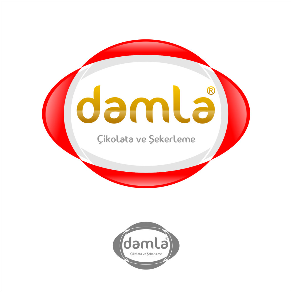 DAMLA Çikolata ve Şekerleme logo tasarım yarışmasına Omer_KILINC tarafından girilen tasarım