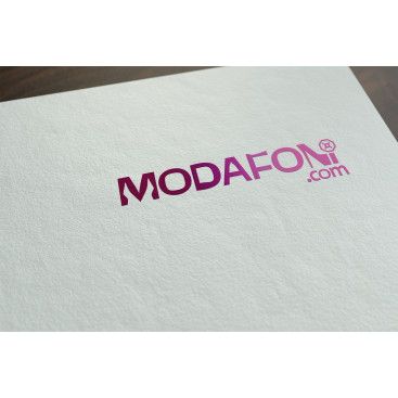 logo tasarımı modafoni.com yarışmasına tasarımcı adermanol tarafından sunulan  tasarım 