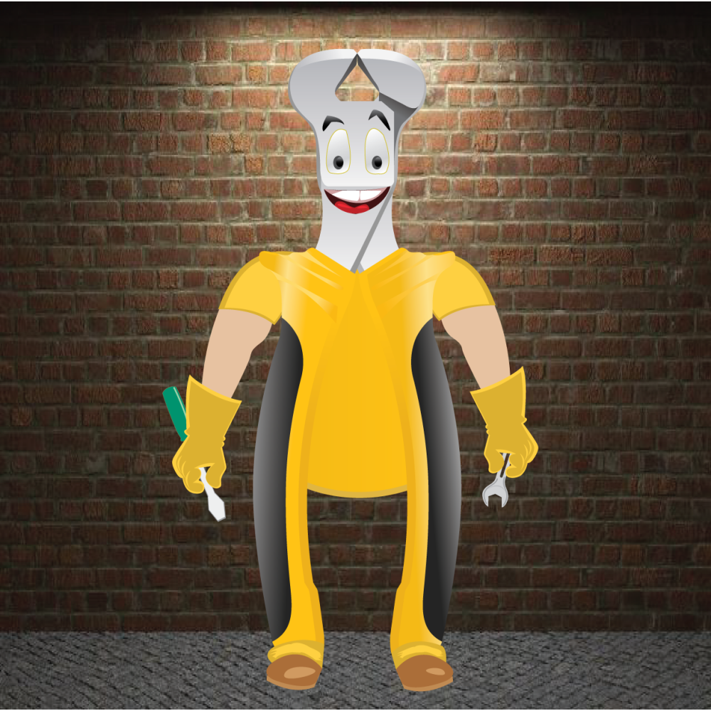 yapı market için maskot