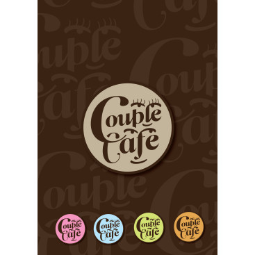 Cafe Logo tasarımı yarışmasına tasarımcı velvet tarafından sunulan  tasarım 