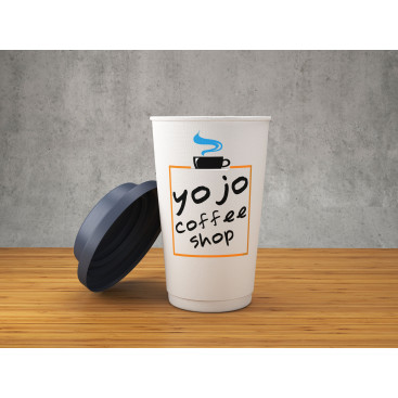 Kahveci Logosu yarışmasına tasarımcı ioguler tarafından sunulan  tasarım 