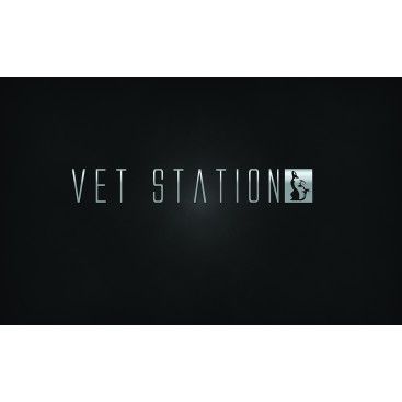 VET STATION VETERİNER KLİNİĞİ   LOGO  yarışmasına tasarımcı kemalbrnc tarafından sunulan  tasarım 