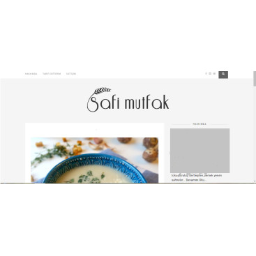 Yemek Bloğu İçin Logo  yarışmasına tasarımcı serbay tarafından sunulan  tasarım 