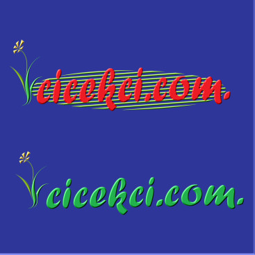 Cicekci.com logosunu arıyor yarışmasına tasarımcı Hancı tarafından sunulan  tasarım 