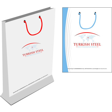 Çelik ihracatçıları birliği kurumsal  yarışmasına tasarımcı zehra tarafından sunulan  tasarım 