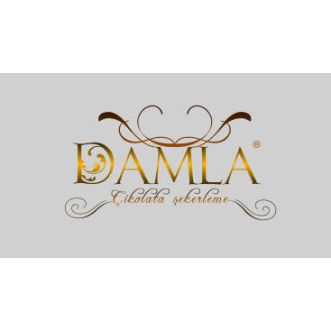 DAMLA Çikolata ve Şekerleme logo tasarım yarışmasına tasarımcı dream_design tarafından sunulan  tasarım 