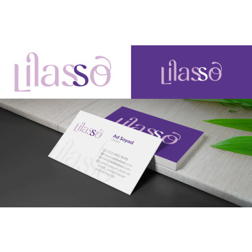 ''LİLASSO'' MARKASI İÇİN LOGO-KARTVİZİT yarışmasına tasarımcı yuygun tarafından sunulan  tasarım