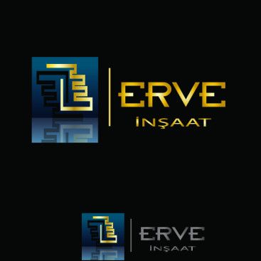 ERVE İnşaat İçin Logo+KurumsalKimlik yarışmasına tasarımcı gDesign. tarafından sunulan  tasarım 