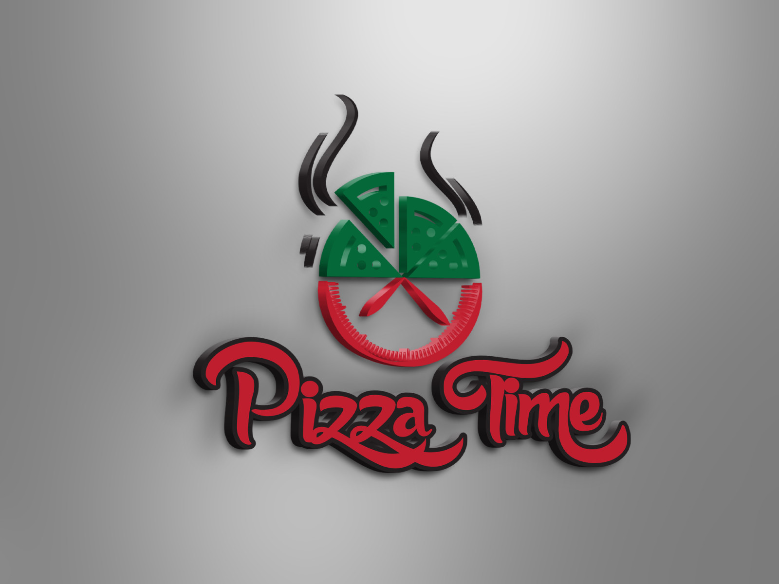 Tasarlayan By Sönmez-Pizza Time Logo Tasarım Yarışması