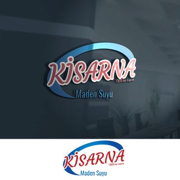 kisarna maden suyu için logo çalışması yarışmasına tasarımcı Tugceska tarafından sunulan  tasarım 