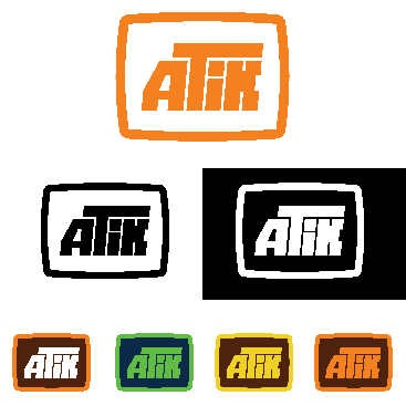 Atik ve Aktif Logo yarışmasına tasarımcı adermanol tarafından sunulan  tasarım 