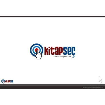  Kitap Satış Sitesine Logo yarışmasına tasarımcı volkanKocaman tarafından sunulan  tasarım 