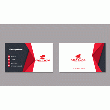 Yeni ilgi cekici bir kartvizit yarışmasına tasarımcı özge38 tarafından sunulan  tasarım 