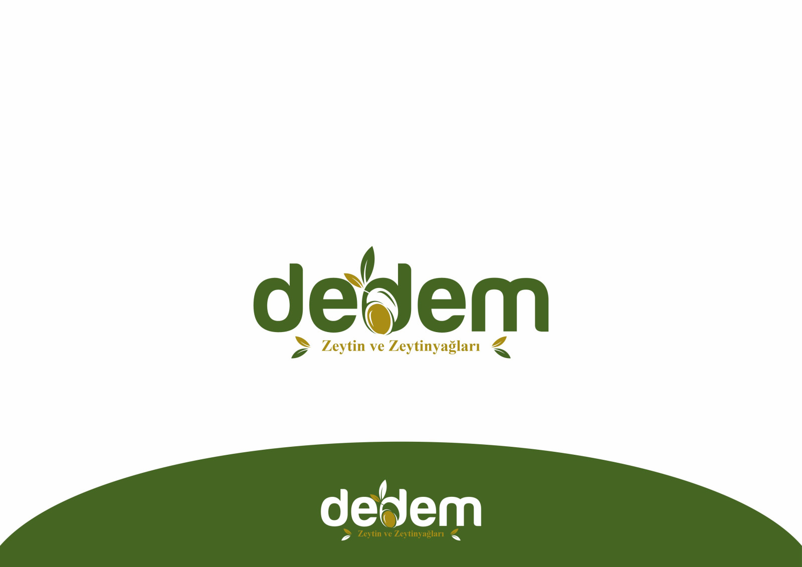 Tasarlayan ogzhnygns-dedem zeytin ve zeytinyağlari için logo