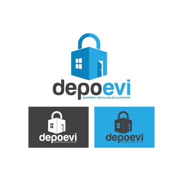 EŞYA DEPOLAMA FİRMASI LOGO TASARIMI yarışmasına tasarımcı BKRZ tarafından sunulan  tasarım 