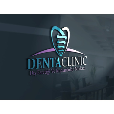 Diş kliniği logo tasarımı yarışmasına tasarımcı wAres tarafından sunulan  tasarım 