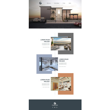 Mimari Tasarım sitesi / Modern ve Basic yarışmasına tasarımcı gizemsaral tarafından sunulan  tasarım