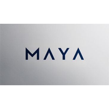 MAYA yazı karakteri ile bir inşaat proje yarışmasına tasarımcı Supreme-Striking tarafından sunulan  tasarım 