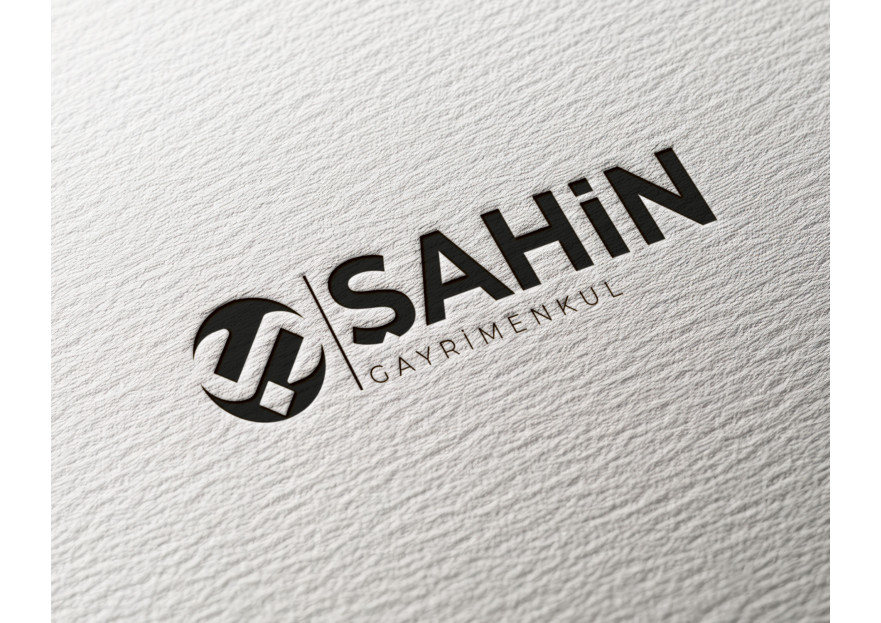 Şahin Gayrimenkul Logo + Kurumsal Kimlik yarışmasına tasarımcı pinkselldesign tarafından sunulan  tasarım 