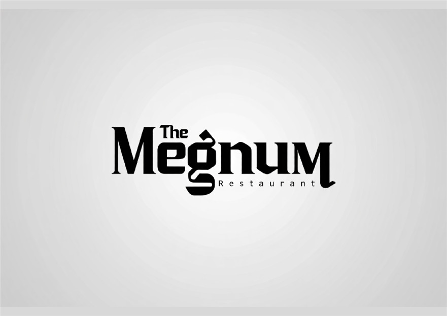 The Megnum Restoranı İçin Logo Tasarım. yarışmasına tasarımcı GhostSpy tarafından sunulan  tasarım 