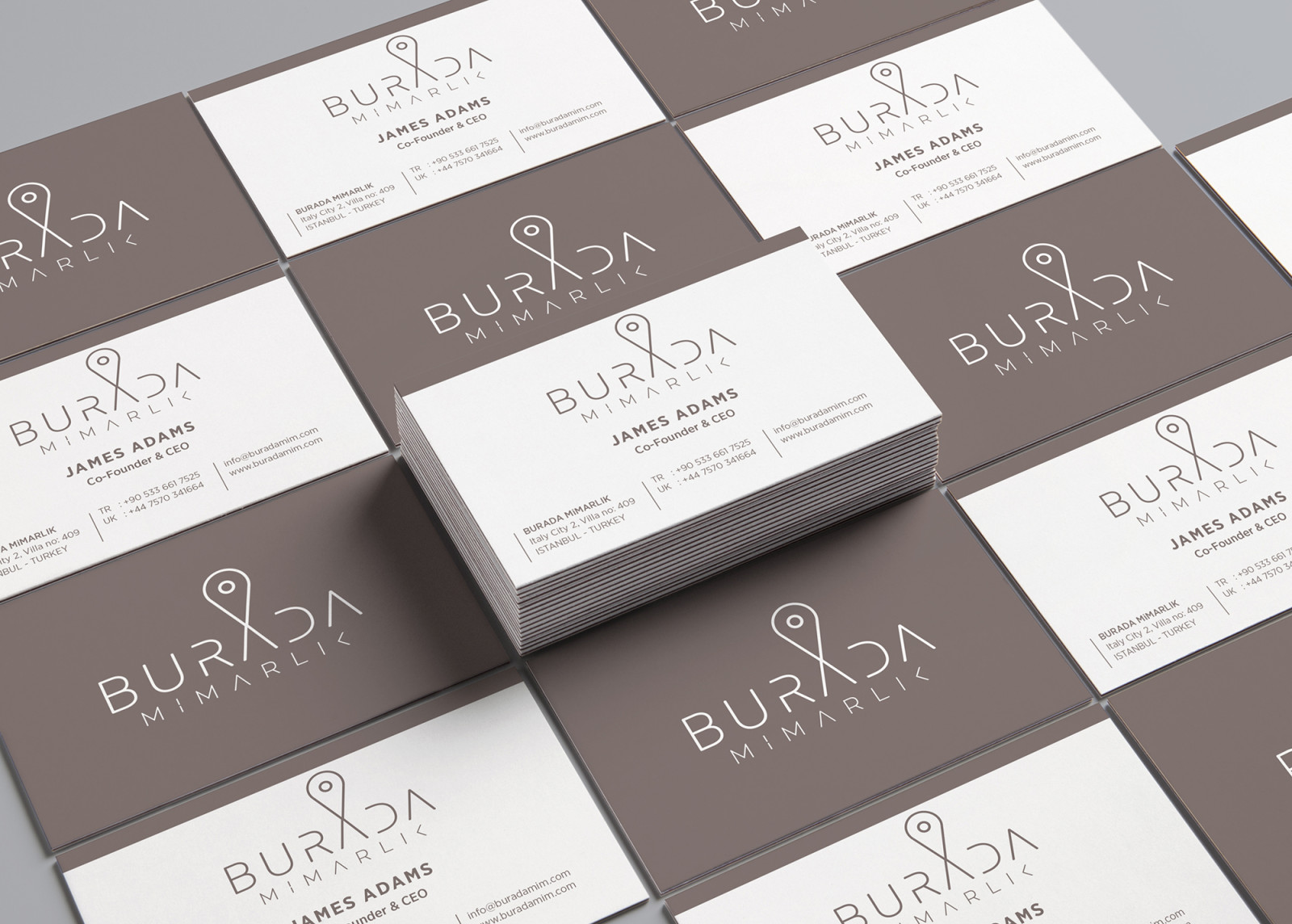 Tasarlayan Metteyya-Burada Mimarlık Logo Tasarımı