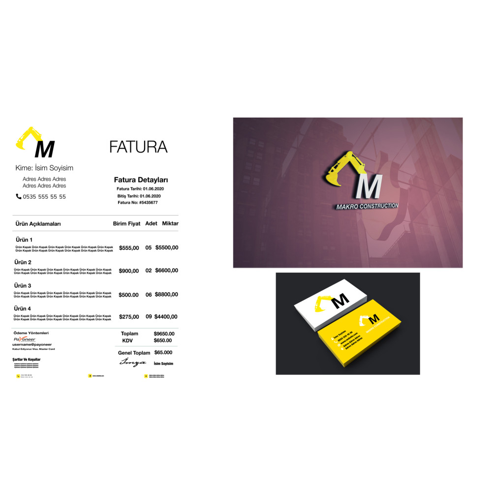MAKRO CONSTRUCTION İNŞAAT yarışmasına ErkanGragik03 tarafından girilen tasarım