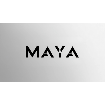 MAYA yazı karakteri ile bir inşaat proje yarışmasına tasarımcı Supreme-Striking tarafından sunulan  tasarım 