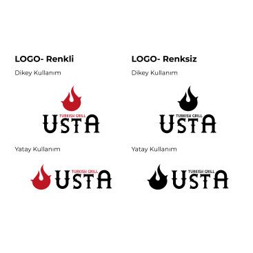 İngiltere'de Türk Restoranı -Tabela Logo yarışmasına tasarımcı FSU Design tarafından sunulan  tasarım 