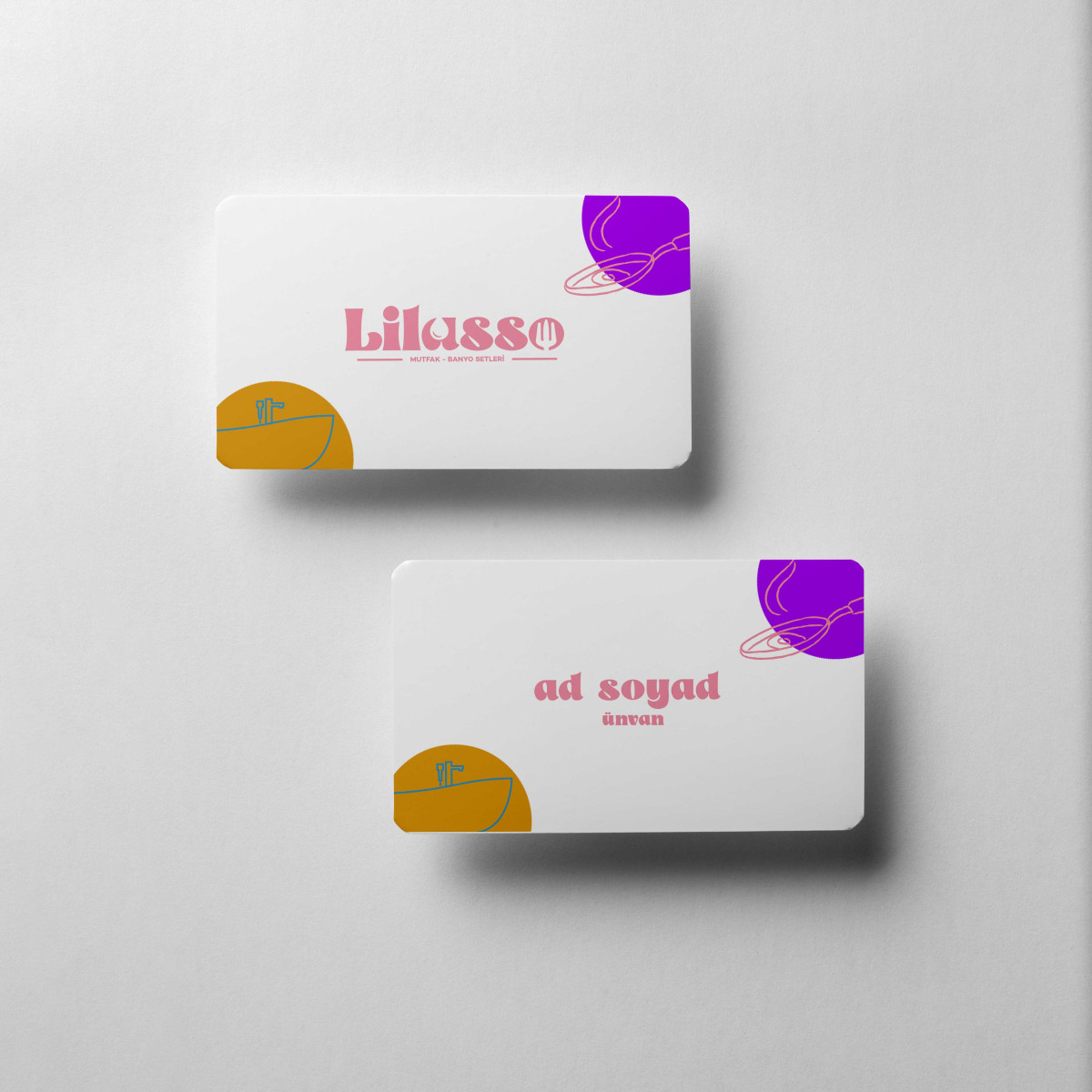 Tasarlayan personanongreta-''LİLASSO'' MARKASI İÇİN LOGO-KARTVİZİT