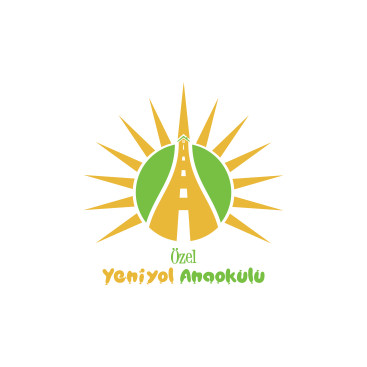 yeniyol anaokulumuza dikkat çekici logo  yarışmasına tasarımcı silverrain tarafından sunulan  tasarım 