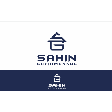 Şahin Gayrimenkul Logo + Kurumsal Kimlik yarışmasına tasarımcı ErcanH tarafından sunulan  tasarım 
