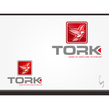 Otomotiv yedek parça logo tasarımı yarışmasına tasarımcı volkanKocaman tarafından sunulan  tasarım 