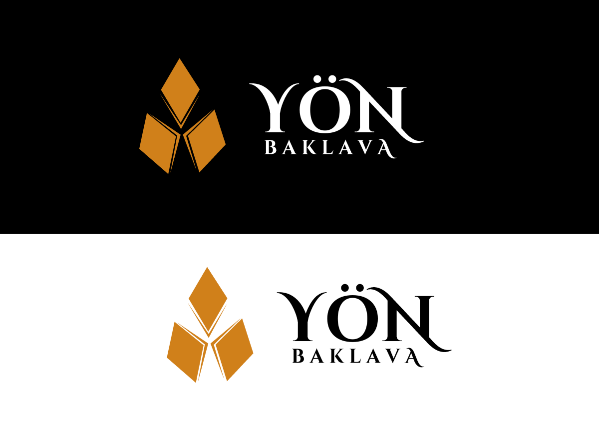 Tasarlayan 2N1K-Yön Baklava şirketimiz için sade ve şık